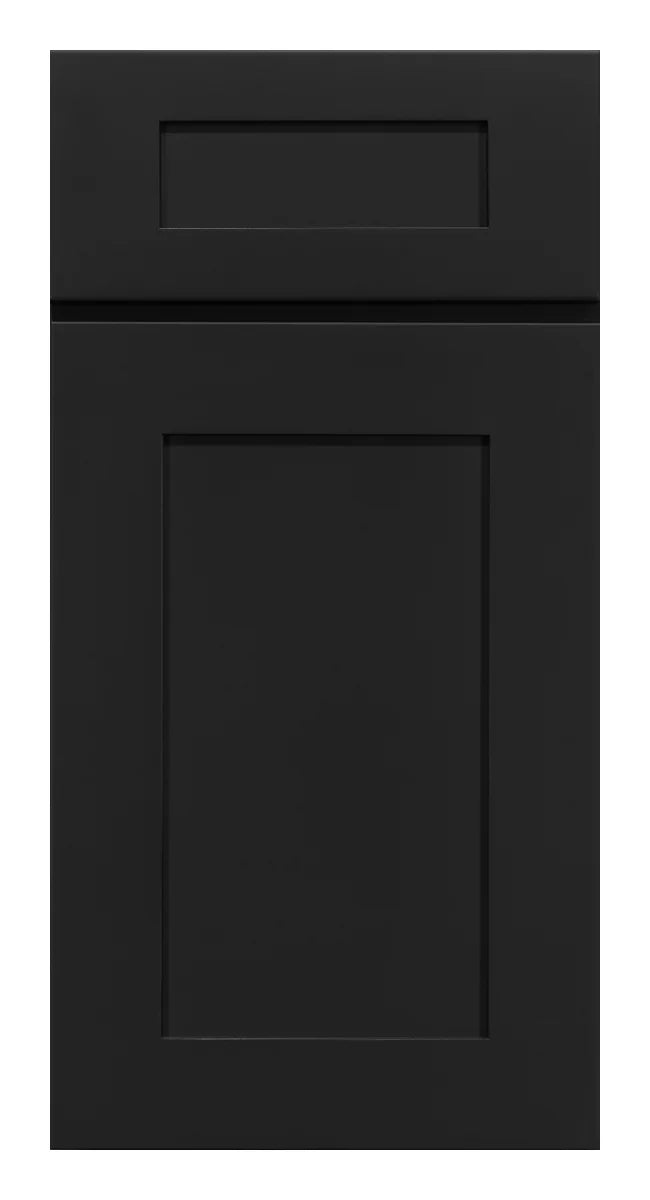 Craft Cabinetry Shaker Black Door Sample