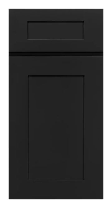 Craft Cabinetry Shaker Black Door Sample