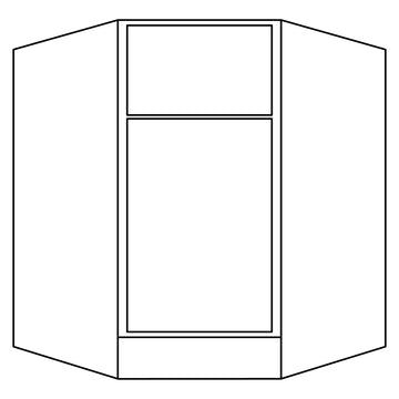 Fabuwood Allure Nexus Frost 36"W Diagonal Sink Cabinet Photo