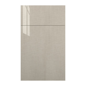 Door Sample Fabuwood Illume Catalina Textil Plata Gloss Photo