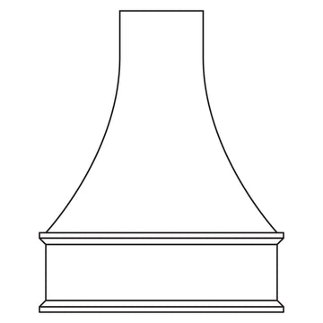 Fabuwood Allure Imperio Denim Blue 42 Hood RHCA42 TIMBER Photo