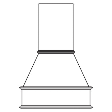 Fabuwood Allure Nexus Frost 36" Hood Photo