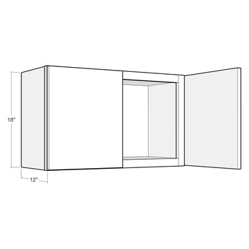 Fabuwood Allure Galaxy Dove 33"W x 18"H Wall Cabinet Photo