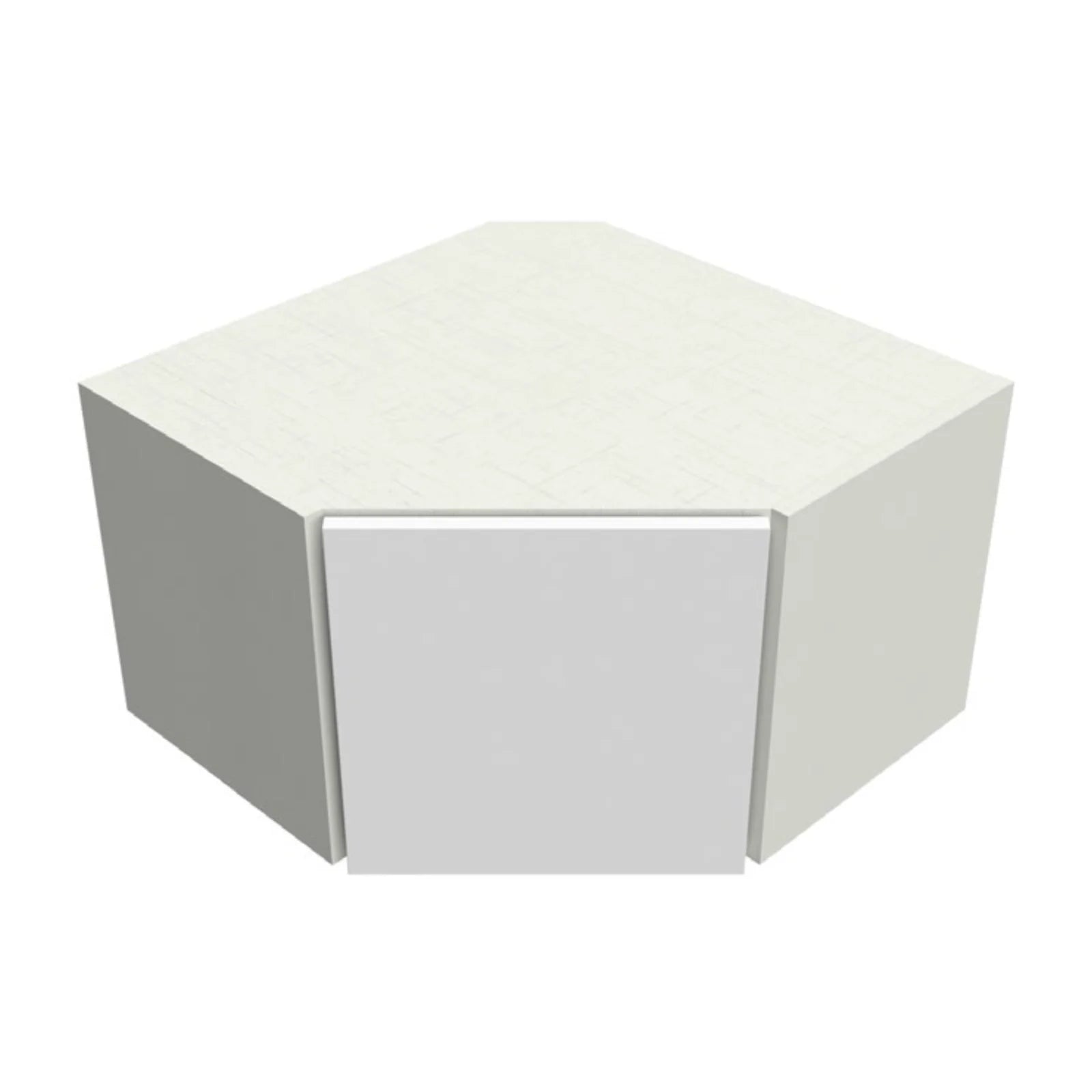 Fabuwood Illume Catalina Ida 2 24"W x 15"H Wall Diagonal Corner Cabinet Photo