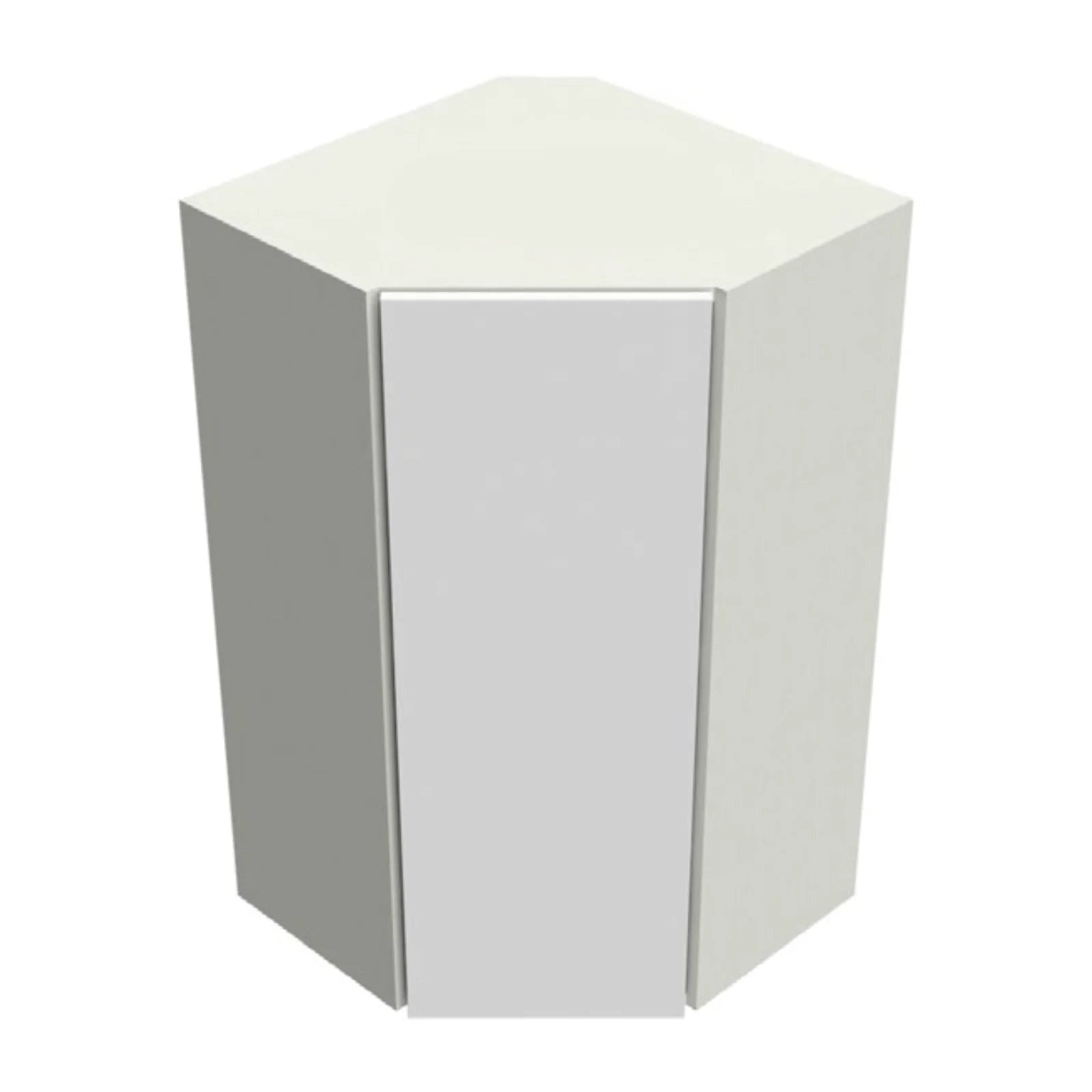 Fabuwood Illume Catalina Rosales 3 24"W x 42"H Wall Diagonal Corner Cabinet Photo