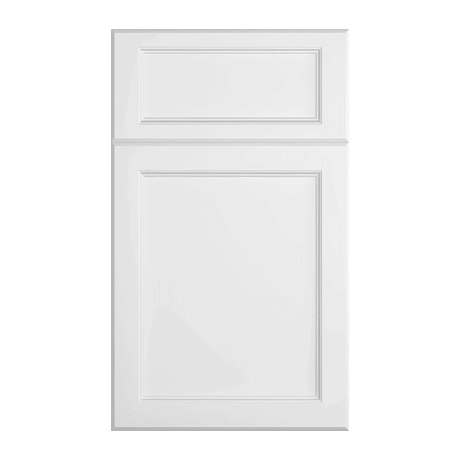 Cubitac Basic Ridgefield Latte Cabinets | White Recessed Panel