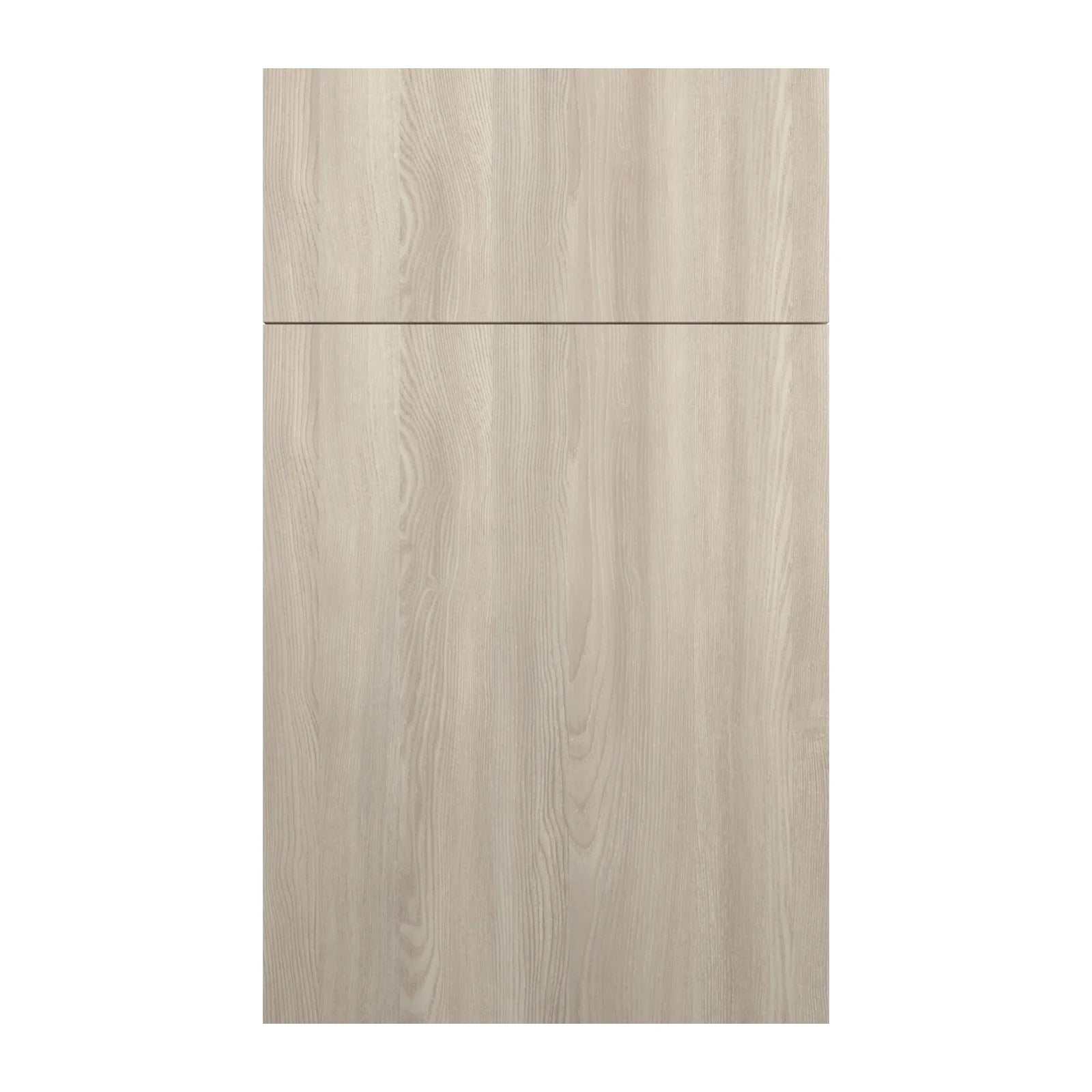 Fabuwood Illume Catalina Como Ash 1 Cabinets | Light Brown Slab