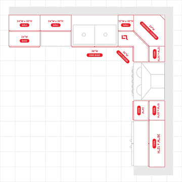 Fabuwood Allure Galaxy Horizon 10x10 Kitchen Design Set