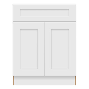 Craft Cabinetry Shaker White 27