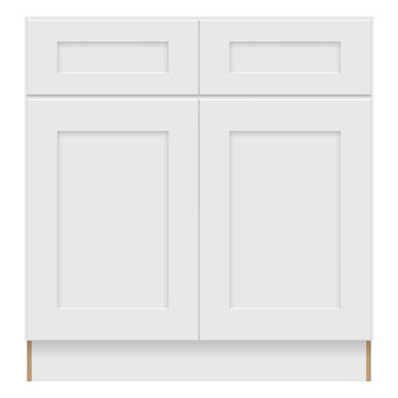 Craft Cabinetry Shaker White 33