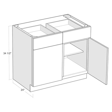Fabuwood Allure Galaxy Cloud White 42"W Base Cabinet Photo