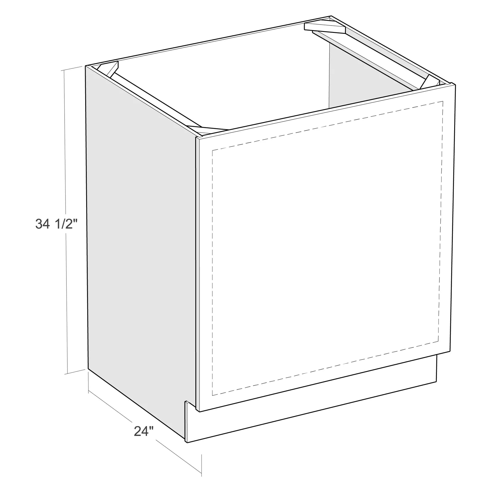 Fabuwood Allure Galaxy Sage Green 30"W Oven Base Cabinet Photo