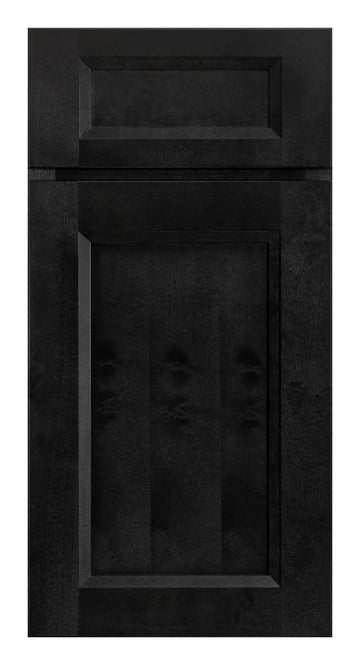Craft Cabinetry Recessed Panel Gray Stain Door Sample