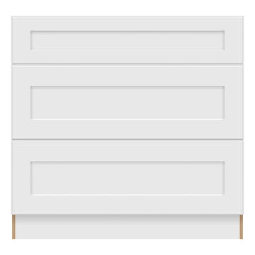 Craft Cabinetry Shaker White 36