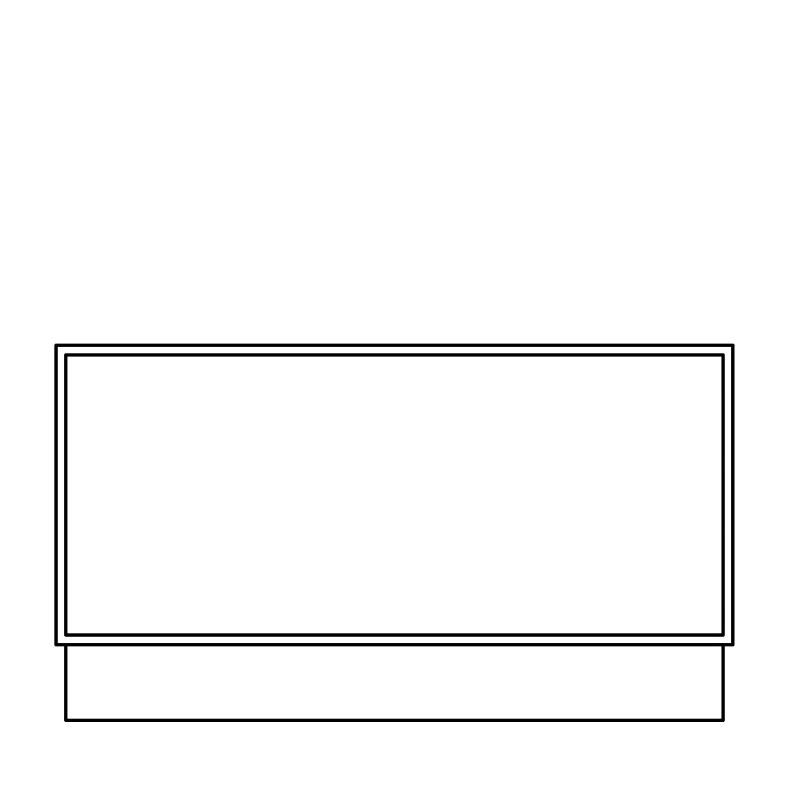 Fabuwood Allure Galaxy Cloud White 30" Drawer Bench Seat Photo