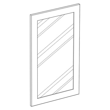 Fabuwood Allure Fusion Nickel 36"W x 30"H Glass Door Photo