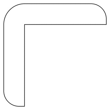 Fabuwood Allure Luna Dove Outside Corner Molding