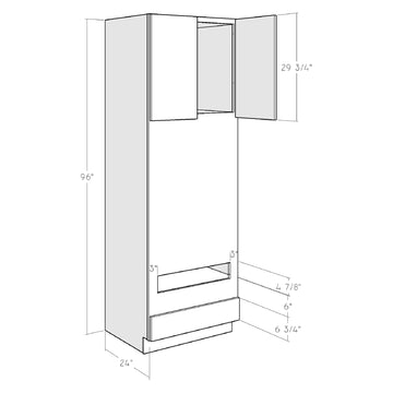 Fabuwood Allure Luna Denim Blue 33