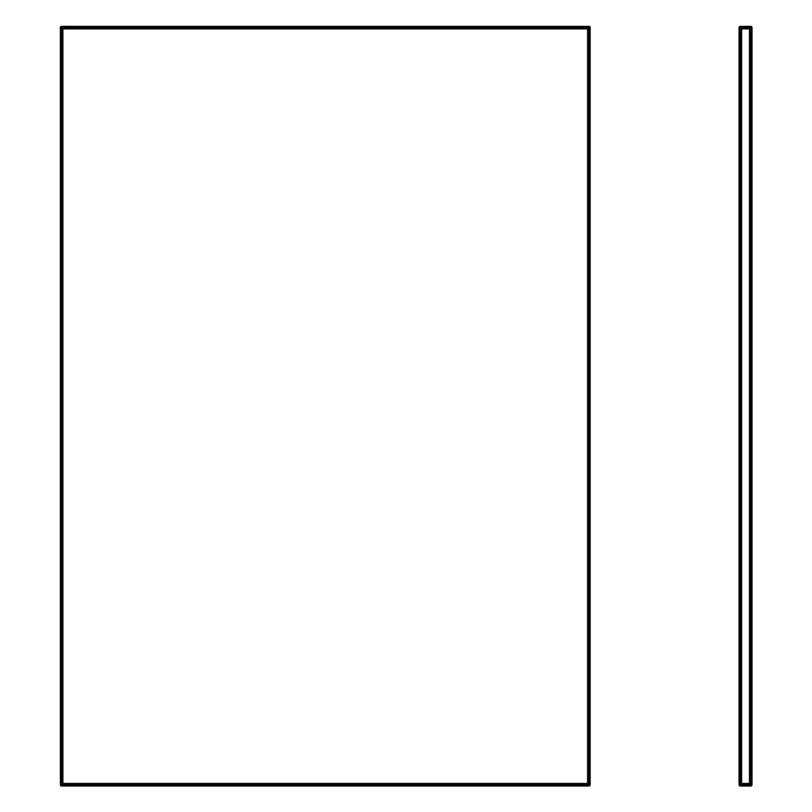 Fabuwood Allure Galaxy Cloud White 96"H Panel Photo