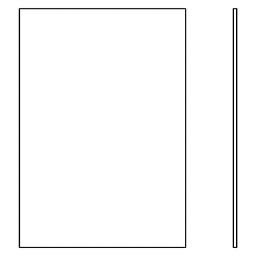 Fabuwood Allure Galaxy Cloud White 96"H Panel Photo