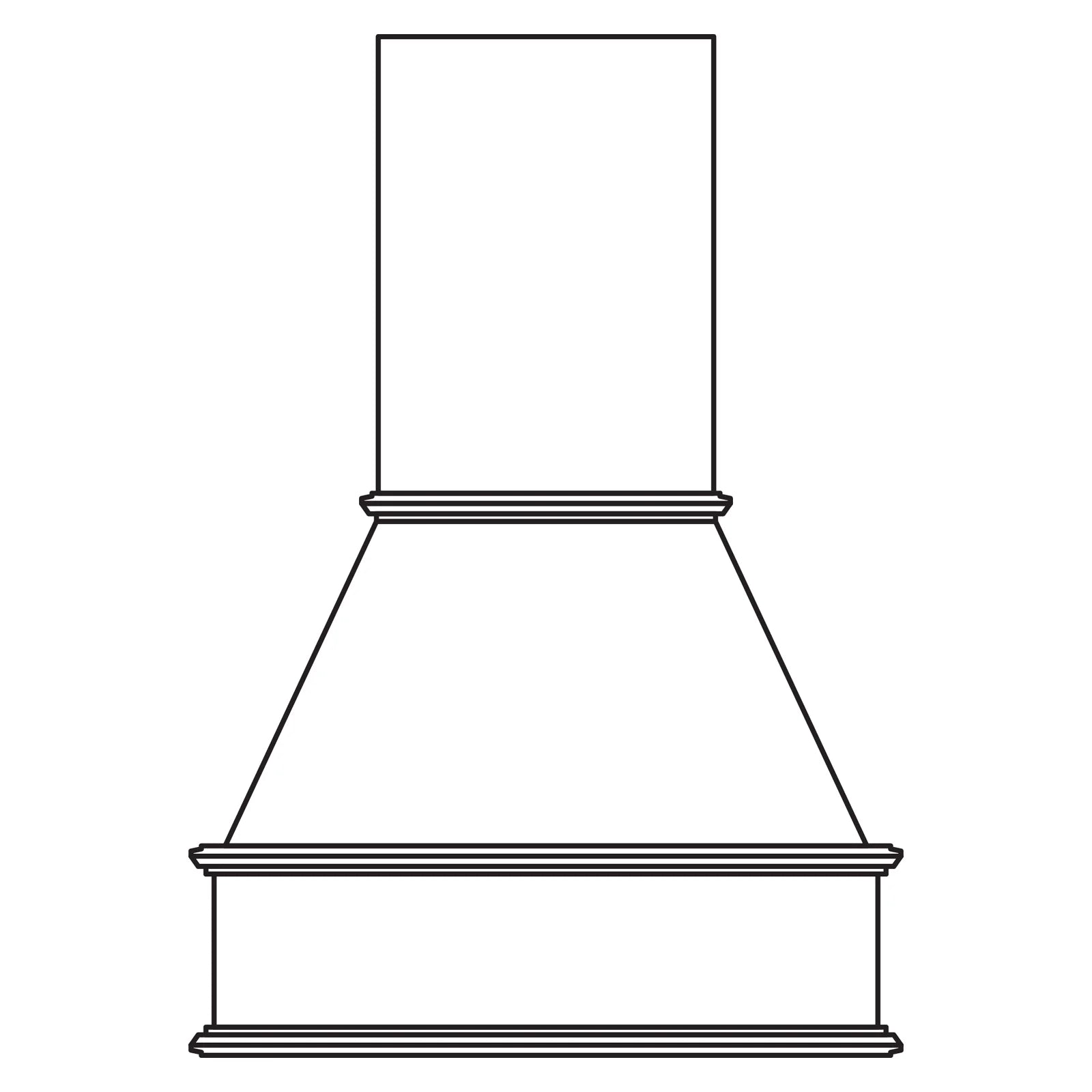 Fabuwood Allure Galaxy Dove 42 Hood RHS42 TIMBER Photo