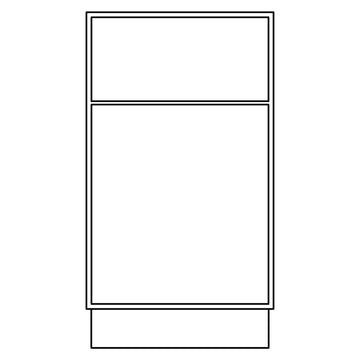 Fabuwood Allure Onyx Frost 21"W Sink Cabinet Photo