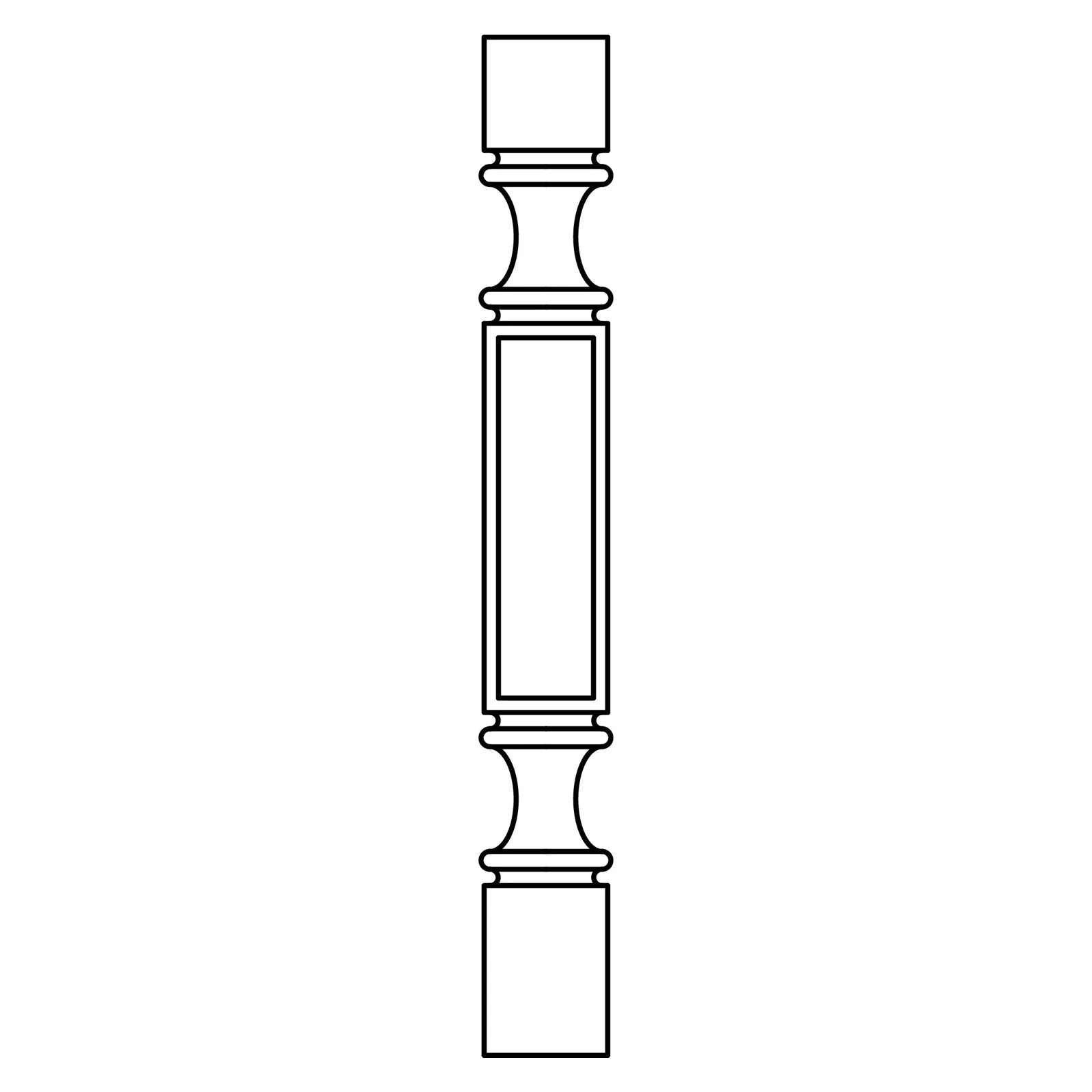 Fabuwood Allure Galaxy Timber 3 W Standard Post SP3X3 Photo