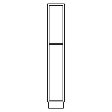 Fabuwood Allure Onyx Frost 15"W x 90"H Pantry Cabinet Photo