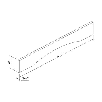 Craft Cabinetry Recessed Panel Gray Stain 31