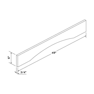 Craft Cabinetry Recessed Panel Gray Stain 49