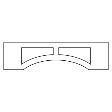 Fabuwood Allure Imperio Hunter Green 54 Arched Recessed Panel VARP54 Photo