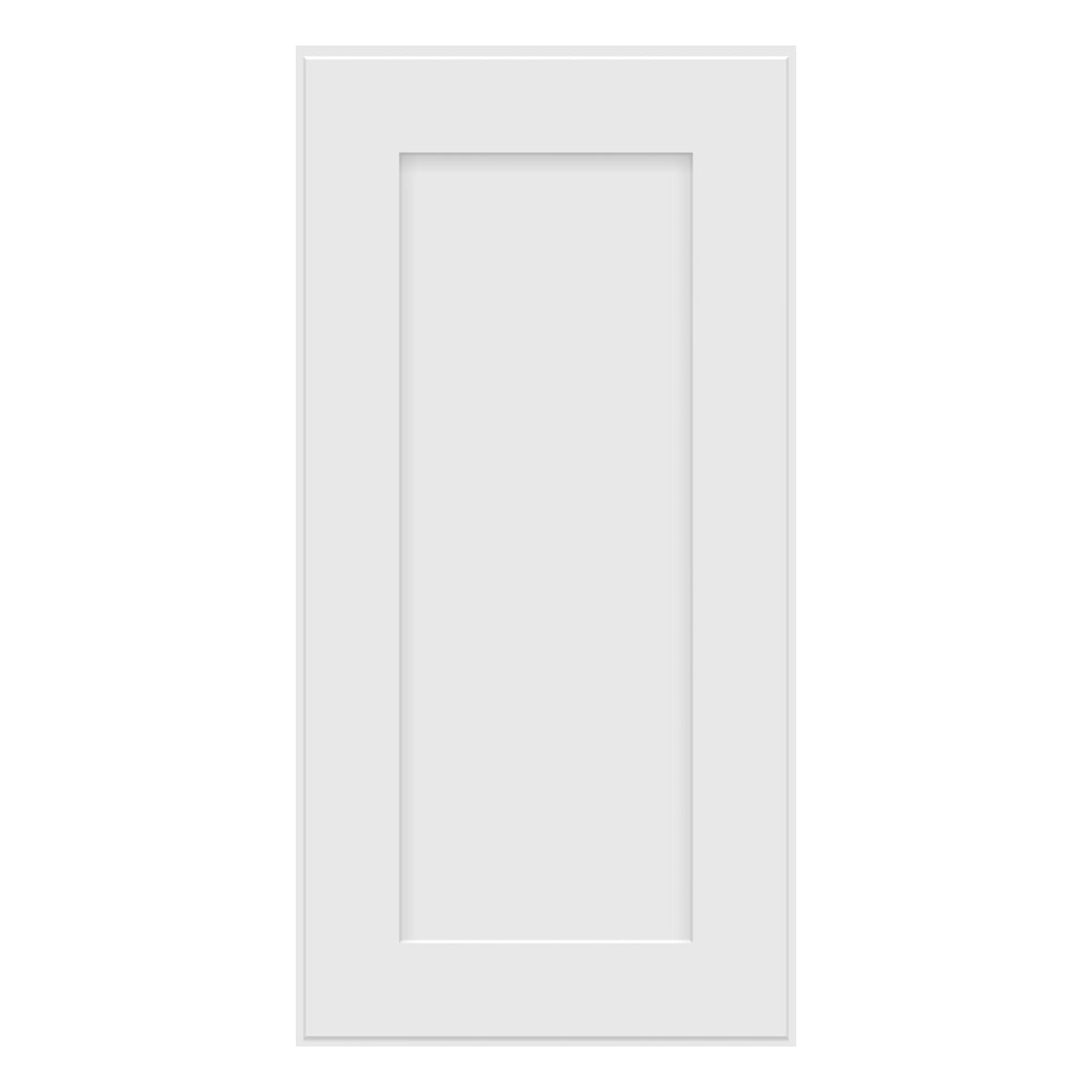 Craft Cabinetry Shaker White 15"W x 30"H Wall Cabinet