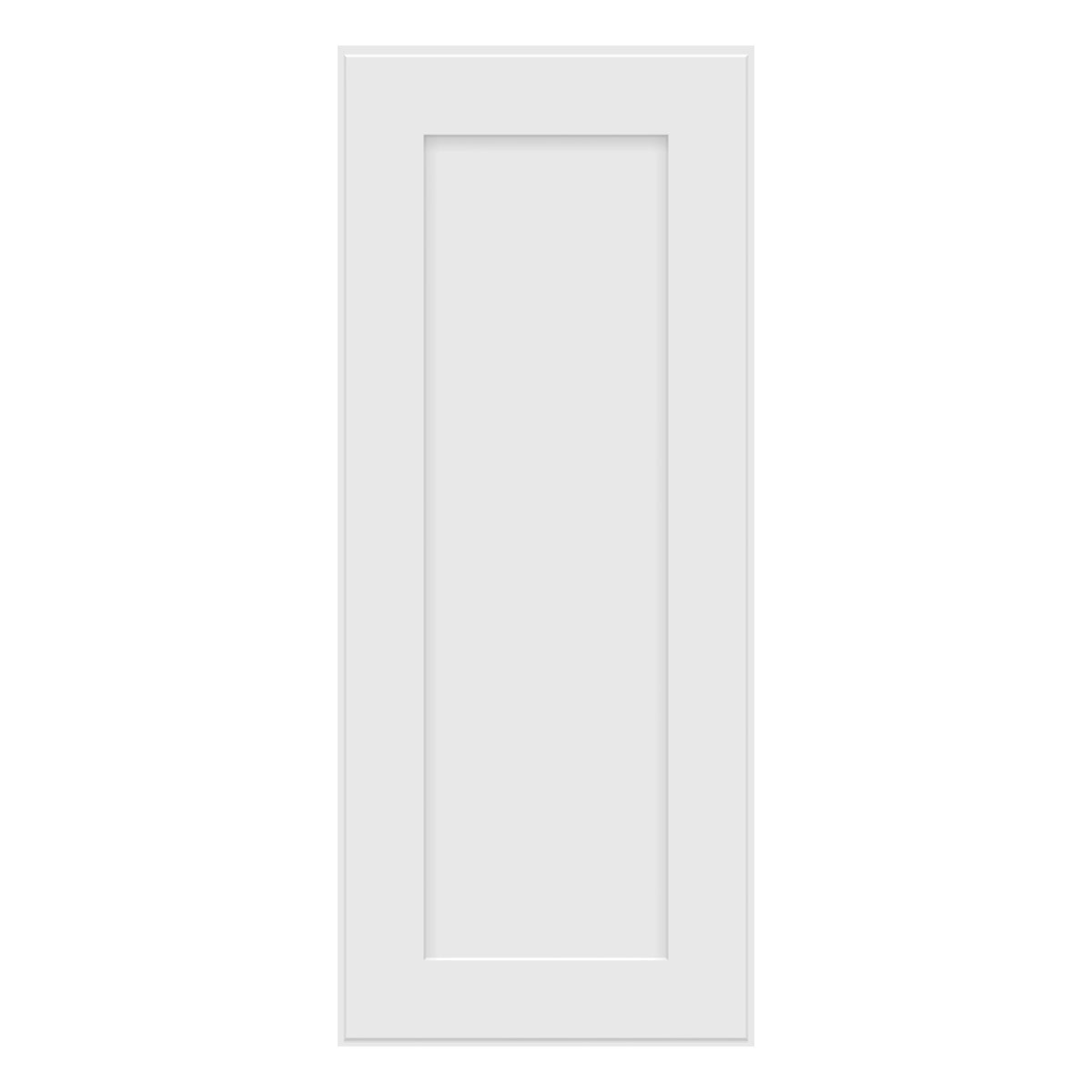 Craft Cabinetry Shaker White 15"W x 36"H Wall Cabinet