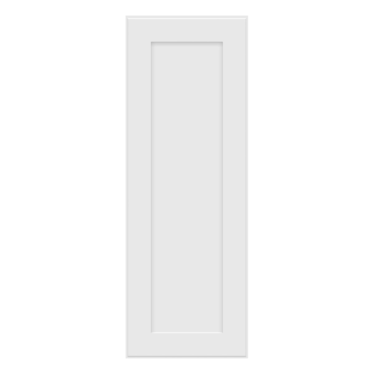 Craft Cabinetry Shaker White 15"W x 42"H Wall Cabinet