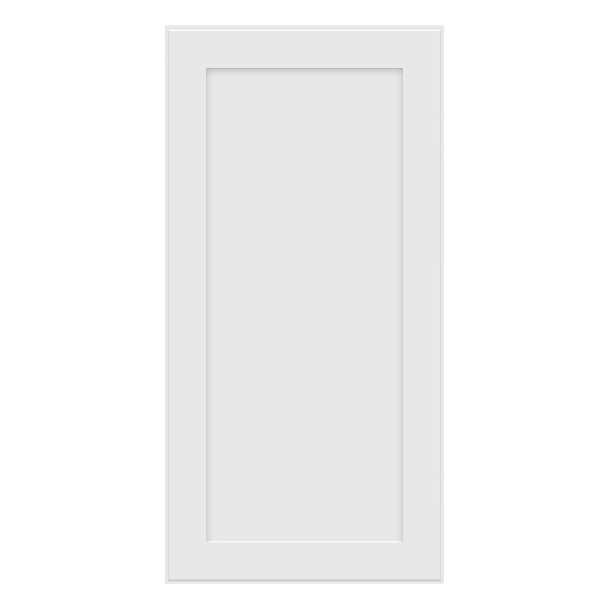 Craft Cabinetry Shaker White 21"W x 42"H Wall Cabinet