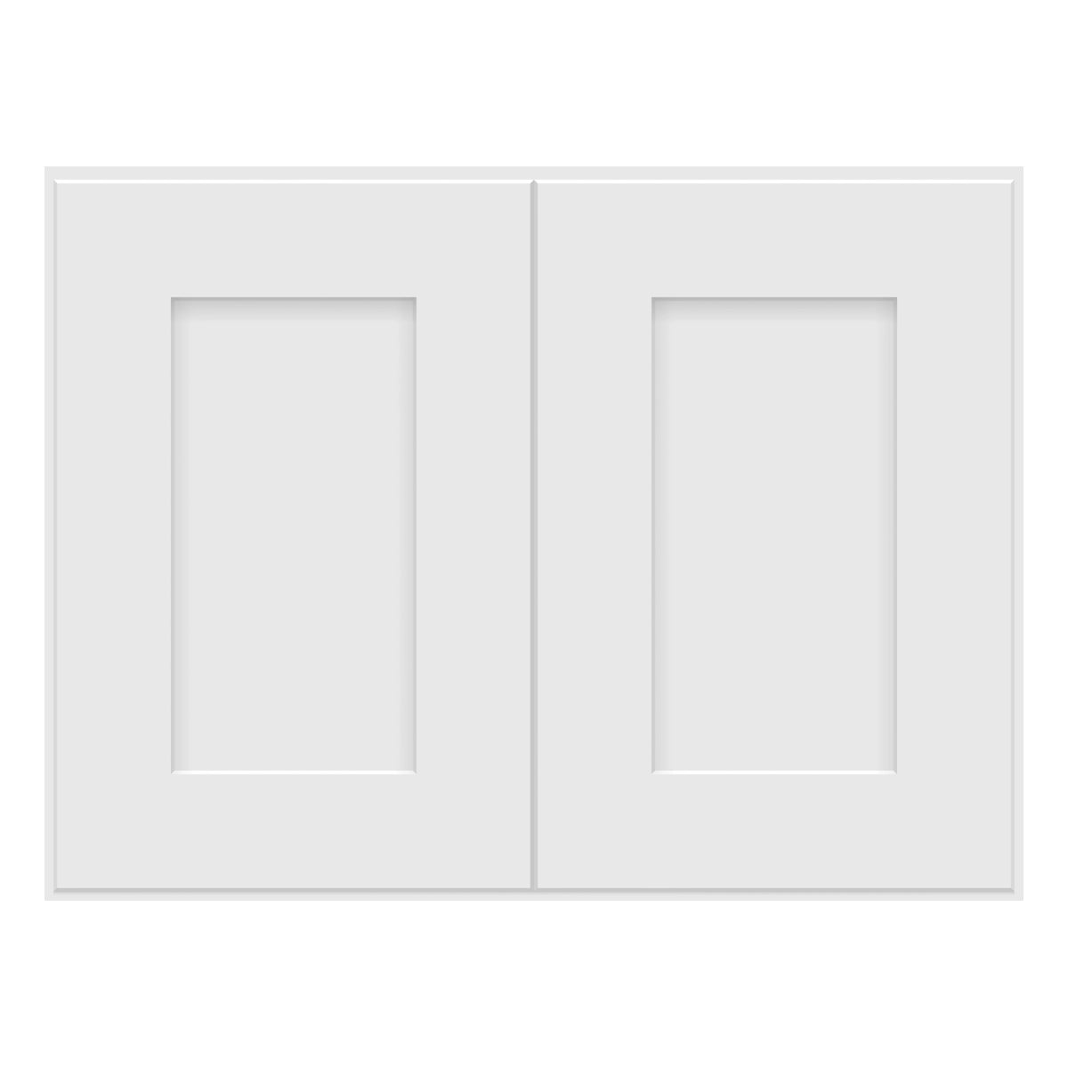 Craft Cabinetry Shaker White 24"W x 18"H Wall Cabinet