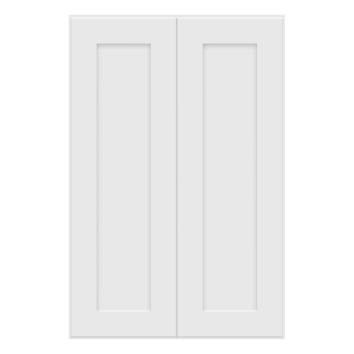 Craft Cabinetry Shaker White 24"W x 36"H Wall Cabinet