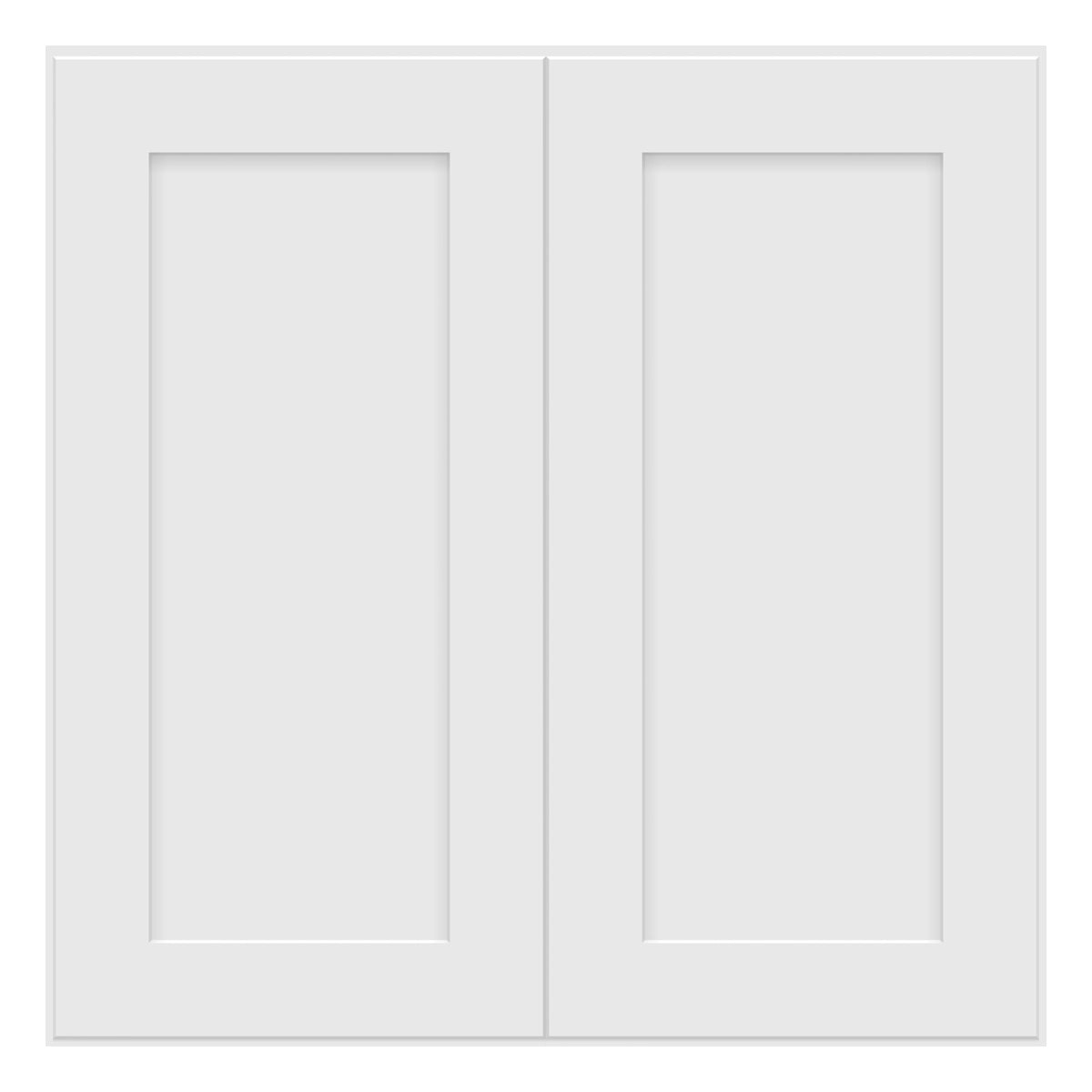 Craft Cabinetry Shaker White 30"W x 30"H Wall Cabinet