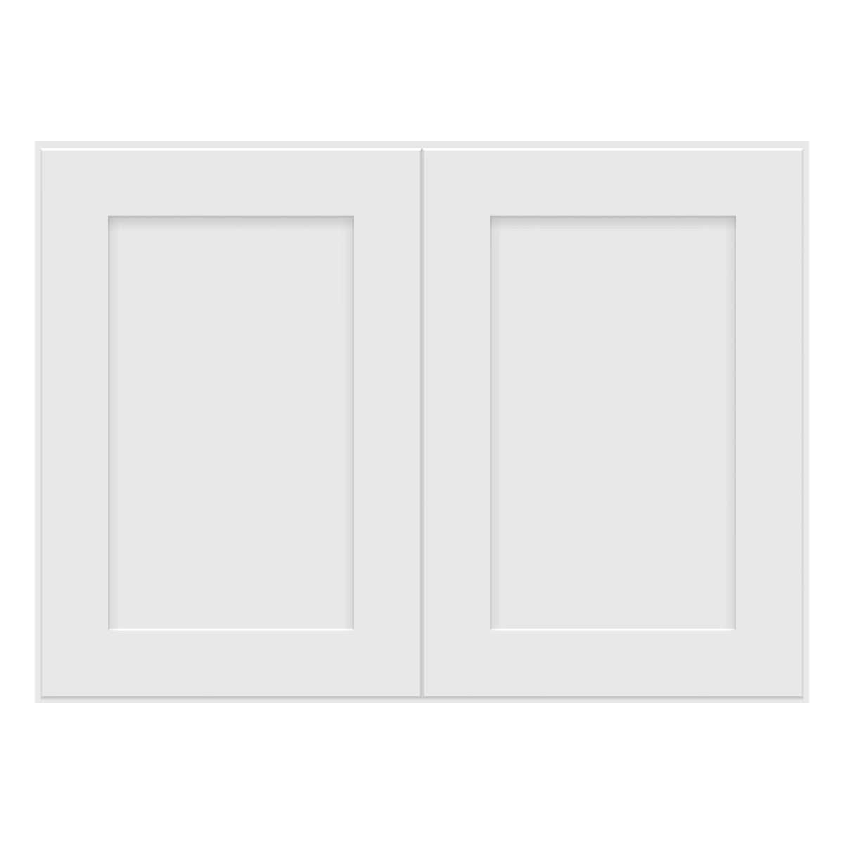 Craft Cabinetry Shaker White 33"W x 24"H 24" Depth Wall Cabinet