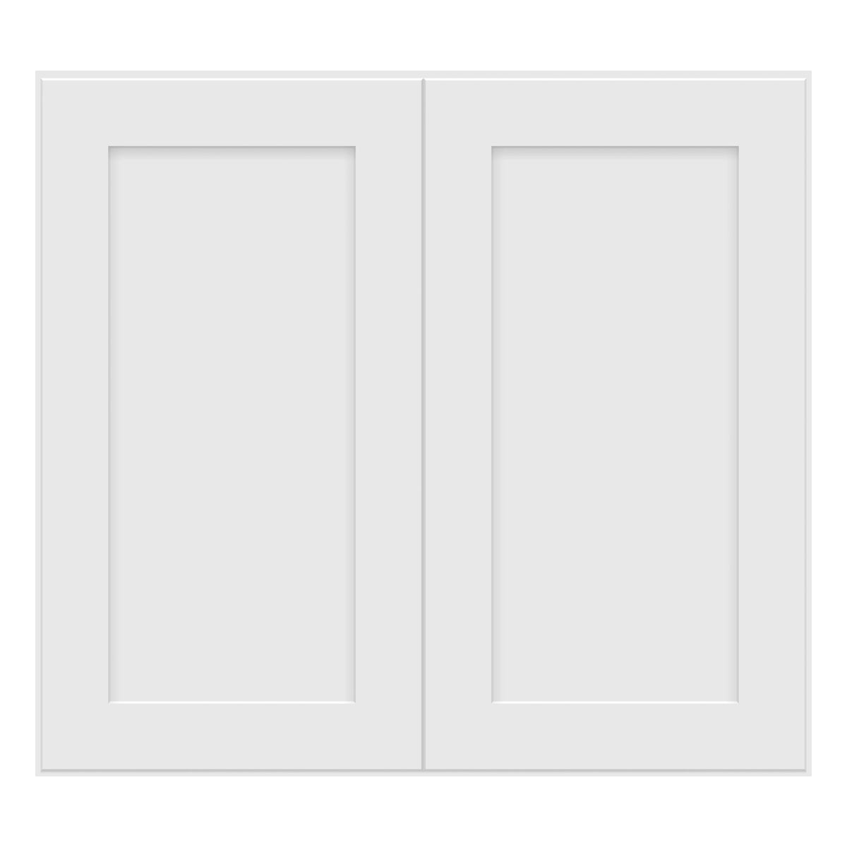 Craft Cabinetry Shaker White 33"W x 30"H Wall Cabinet