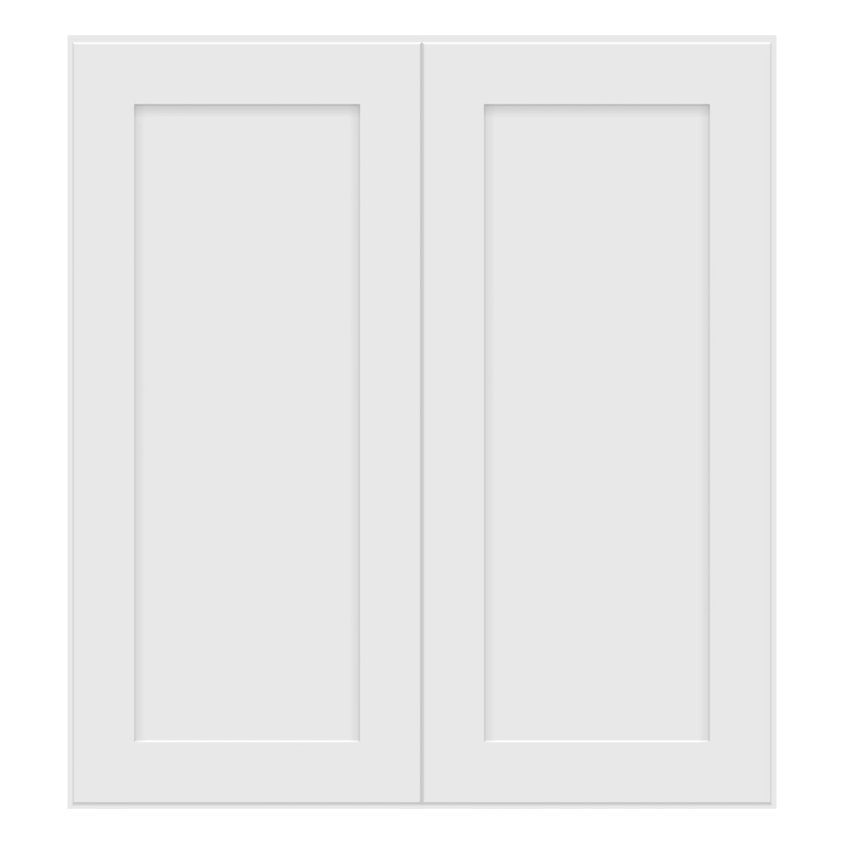 Craft Cabinetry Shaker White 33"W x 36"H Wall Cabinet