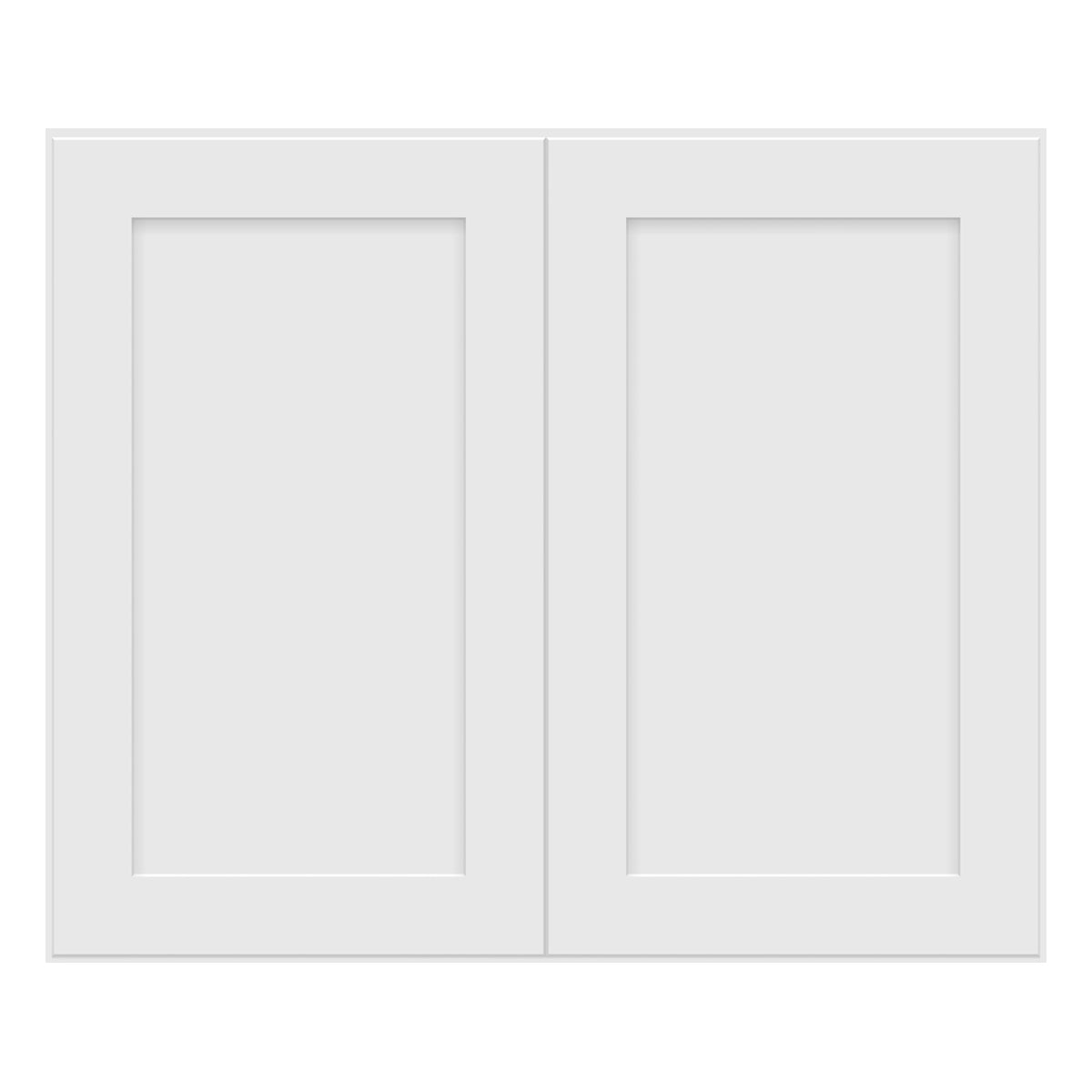 Craft Cabinetry Shaker White 36"W x 30"H Wall Cabinet