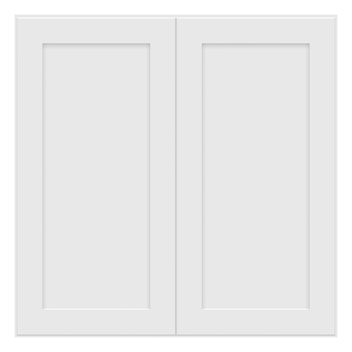 Craft Cabinetry Shaker White 36"W x 36"H Wall Cabinet