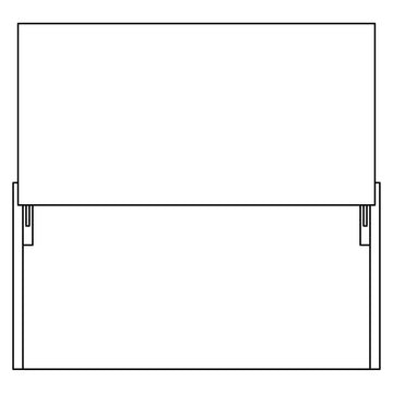 Fabuwood Allure Luna Indigo 30"W x 18"H Wall Appliance Cabinet Photo