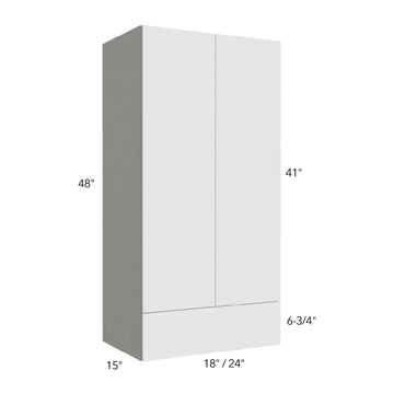 Fabuwood Illume Catalina Euroline Gloss 24"W x 48"H Wall With Drawers Cabinet Photo