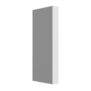 Fabuwood Illume Catalina Bianco Gloss 30"H x 3"W x 14"D Wall End Panel Photo