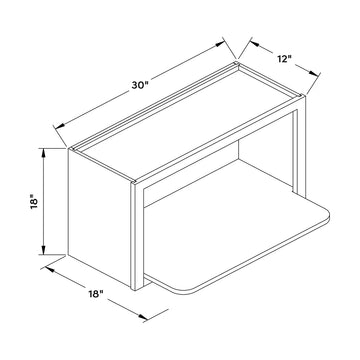 Craft Cabinetry Shaker White 30