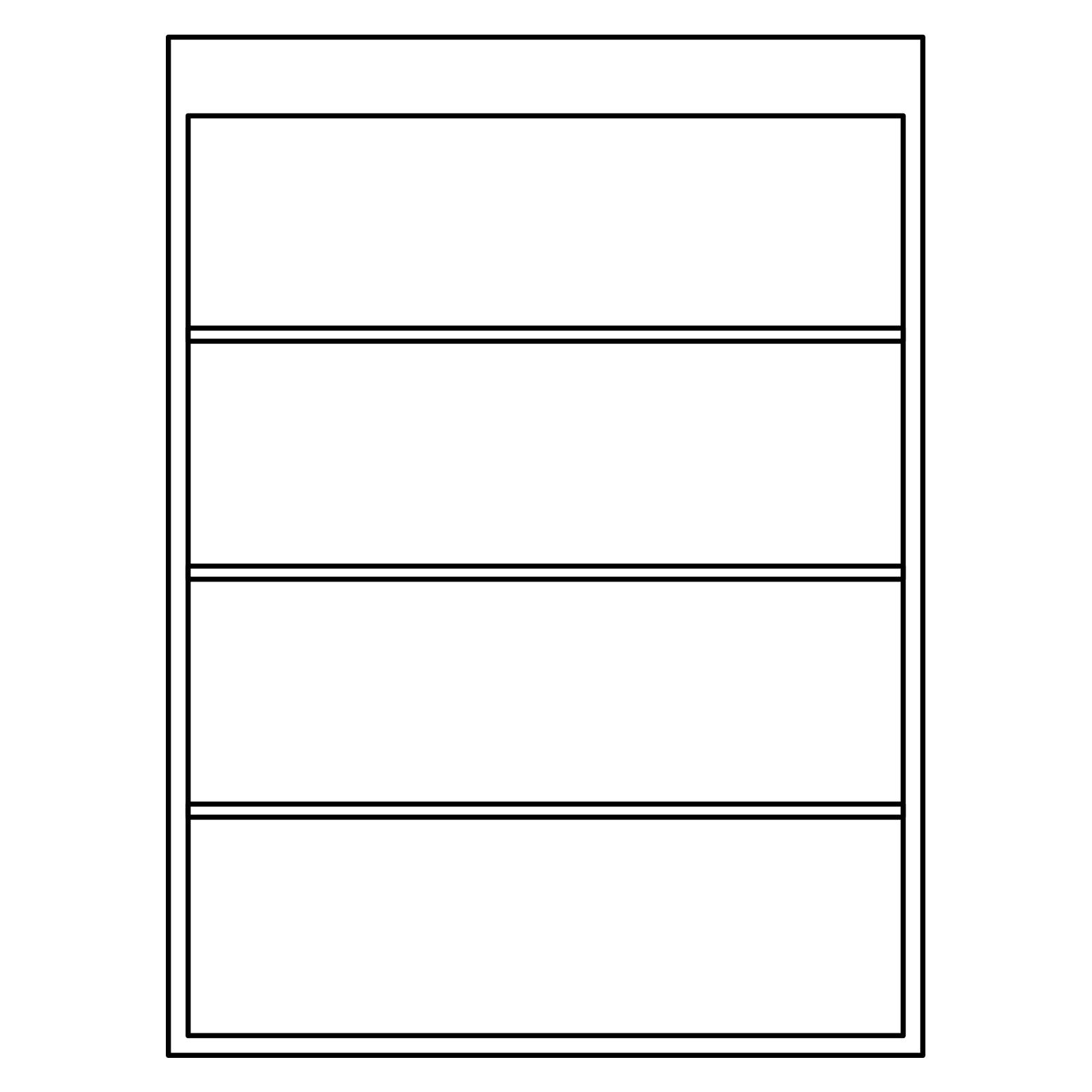 Fabuwood Allure Nexus Cloud White 30 W x 36 H Wall Open Shelf WOS3036 Photo