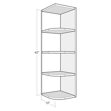 Fabuwood Allure Luna Indigo 12"W x 42"H Wall Open End Photo